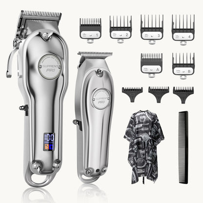 SUPRENT TOP 1- Pro All Metal Hair Clippers &T Outliner Trimmer HC596SX